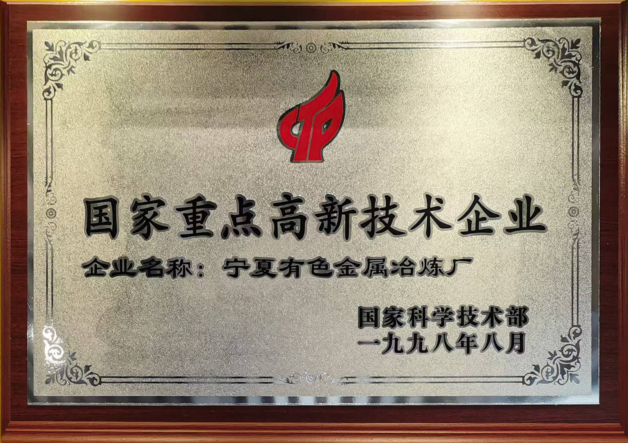 国家重点高新技术企业