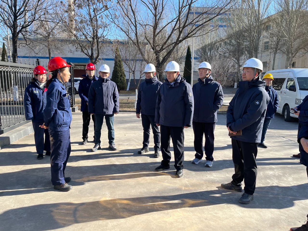 陈林董事长检查安全环保和项目建设工作